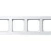SONATA STANDARD Ramka 4 poczwórna biały mat R-4R/75 OSPEL