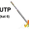 Kabel UTP kat.6 4x2x0,5 szary (bębnowy) G-023672 TELEFONIKA