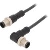 M12A08ML12AMRSB001 Kabel do czujników/automatyki 8PIN M12-M12 1m wtyk wtyk