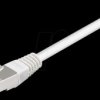 0.25m Cat.5e cable, white, network cable RJ45