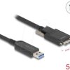 83211 Optical USB 3.1 cable, A plug to Micro-B plug, 5 m