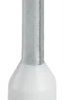 Insulated wire end ferrule, 0.5 mm², 14 mm/8 mm long, DIN 46228-4, white, 3200014