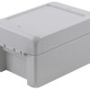 Obudowa ABS szerokość zew. 80 mm długość zew. 113 mm wys. zew. 60 mm Bopla IP66, IP68 Jasnoszary