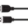 Kabel USB Am/Aż 1.8m czarny