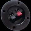 Speaker terminal, push terminals, round, 2-p.