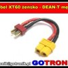 Kabel XT60 żeński - DEAN-T męski 15cm