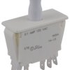 Mikroprzełącznik drzwi, Przycisk, DPDT, 100 mA przy 125 V AC, Wypustka