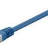 CAT 5e Kabel łączący, F/UTP, Niebieski - Długość kabla 0.5 m