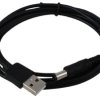Przyłącze USB-A na wtyk DC 2.1/5.5mm 1.5m Vitalco