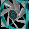 ICEGALE14D-A0A Iceberg Thermal IceGALE Xtra case fan, turquoise, 140 mm