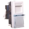 Axolute Gniazdo Komputerowe Pojedyncze Rj45 Białe Hd4279c6