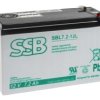 akumulator żelowy AGM SSB SBL 7,2-12L 12V 7,2Ah T2