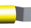 Złącze splatane PIDG Odłącznik nożowy minimalny rozmiar 12 AWG TE Connectivity Izolowane Żółty długość 32mm Cyna 10 AWG