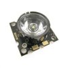 LED CREE 1W na płytce, biały zimny, soczewka 10st