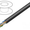 LCU6-30CU-0305.BK Przewód U/UTP 4x2x23AWG Cat: 6 Cu PE