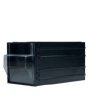 Blok szuflad, kolor: Czarny, przezroczysty, materiał: Polistyren, 112mm x 112mm x 133mm, RS PRO