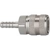 Quick-release coupling, L 59 mm, 35 bar, stainless steel, for hose, 107344