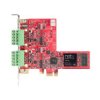 Karta szeregowa, 5-stykowy COMBICON, l. portów: 2, magistrala: PCI Express