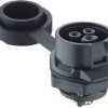 Lutronic 0271 04 Złącze okrągłe złącze, do wbudowania Łączna ilość styków: 4 1 szt.