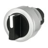 EAO 46-2844.4EV0.005 Selector Switch black flush-mount 2-posn Cam B ret-from-RH