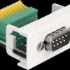 81408 Easy 45 module D-Sub 9 pin plug > terminal block