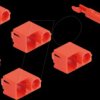 20929 RJ45 port blocker set, male, 10 pieces