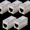 AT-AG-8-8-C6S-5 CAT 6, modular couplers, shielded - 5 pieces