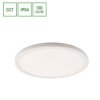 Plafoniera Led Nymphea Flat Duo 24W 3100Lm Cct Ip54 292X26mm Biały