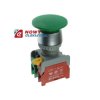 Przełącznik EB221O/CG monostab. 2tory zielony grzybek przycisk.