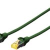Kabel krosowy DIGITUS Professional CAT 6A S-FTP, LSZH, AWG 26/7, skrętka, dł. 2 m, zielony