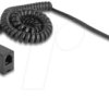 90232 Telephone cable / coiled cable, RJ11 plug / socket, 3 m