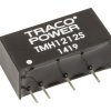 Przetwornica DC-DC, 2W, Uwe 10,8 → 13,2 V DC, Uwy 12V dc, Iwy 165mA, TRACOPOWER