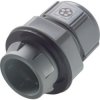 Cable gland, M12, 15/18 mm, Clamping range 3.5 to 5 mm, IP68, silver gray, 53112927