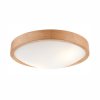 Lampa sufitowa plafon drewniany dębowy LED 2-punktowy wypukły 37 cm LD-PD-8.2 DAB