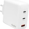 Aqiila W4 Ładowarka USB 120 W 1x USB-A, 2x USB-C® Power Delivery, Quick Charge 3.0, QC 4+ biały dom
