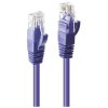 LINDY 48123 RJ45 Network cable, patch cable CAT 6 U/UTP 2.00 m Violet 1 pc(s)