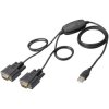 Digitus DA-70158 USB 2.0 to 2x RS232 Serial Adapter Cable 1.5m FT2232H Black