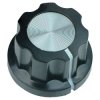 MF-A02 Black Control Knob 6mm Shaft 22.9mm