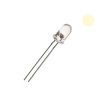 DIODA LED 5mm BIAŁA CIEPŁA 15st. 3000mcd WARM AK3061