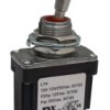 Przełącznik dźwigniowy Wł.-wył. średnica wycięcia 12 mm SPST RS PRO Panel Oczko lutownicze długość przełącznika 16 mm