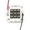 Lampy z wieloma diodami LED na podczerwień SMD 2-pinowa 9-ledowy, λ 850nm, 30 x 30 x 3.85mm, OSLON Black PowerCluster,