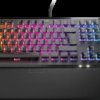 TBK-1002-02-DE Gaming keyboard, USB, RGB, linear, black, DE