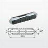 bezpiecznik samochodowy 16A 25mm plastikowy