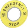 Schneider Electric ZBY9320 ZBY9320 Podkładka indentyfikacyjna EMERGENCY STOP 5 szt.