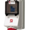 Złącze przemysłowe - zasilające 32A Gniazdo 400 V 3P + N + E Żeński MENNEKES Czerwony Montaż ścienny IP44