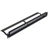 Patch Panel 24-port pusty Rack 19