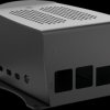 RSP 3 H SA L Case for Raspberry Pi 4B, aluminium, black, tab