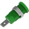 Electro PJP 3266-C-CD1-V Safety Jack Socket Ø4mm Green Ni-Coated Brass