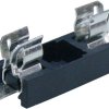 Fuse holder, 5 x 20 mm, 6.3 A, 250 V, screw mounting, 64700001003