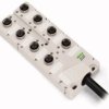 Moduł przyłączeniowy 8-torowy / 5-biegunowy z przewodem 10m 757-285/000-010